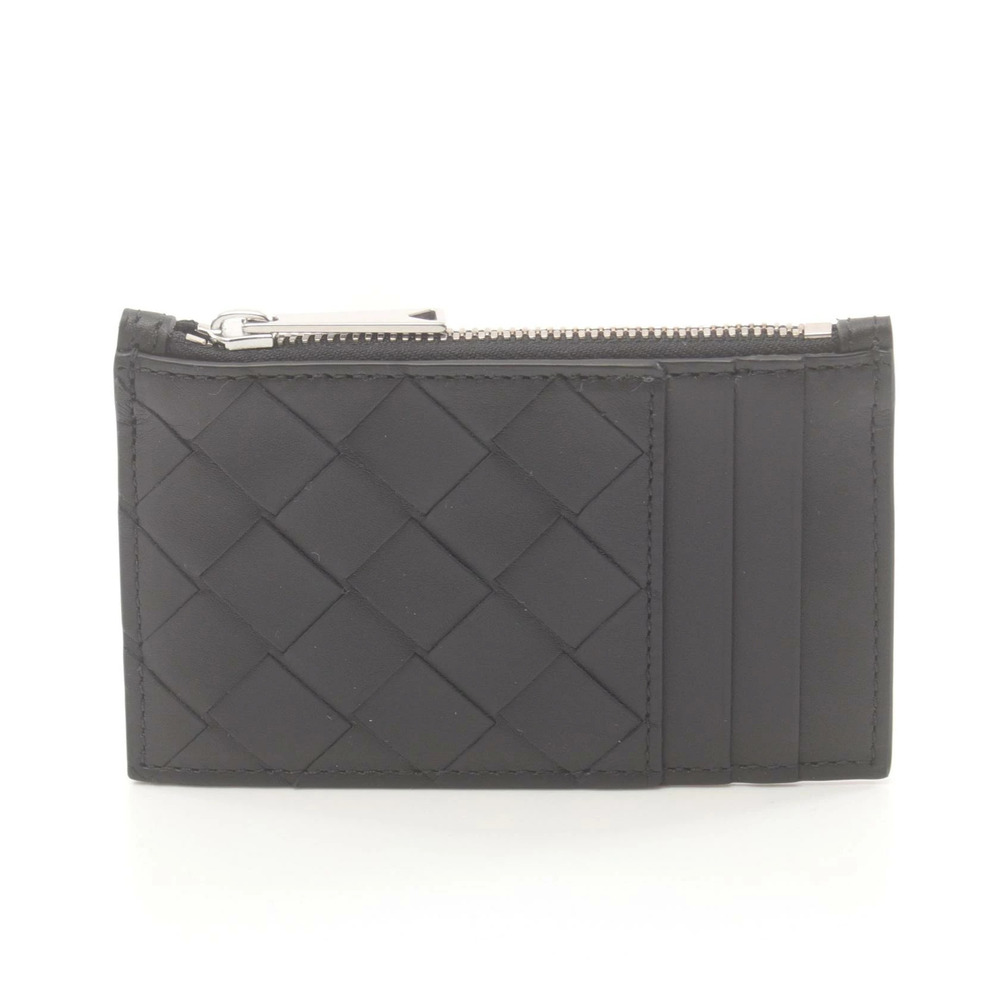 Bottega Veneta Intrecciato Coin Wallet Leather Black